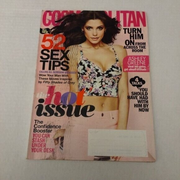 Cosmopolitan Magazine-"ASHLEY GREENE"- AUGUST 2012-VINTAGE - Picture 1 of 2